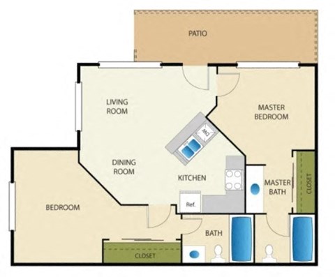 a picture of a floor plan of a house